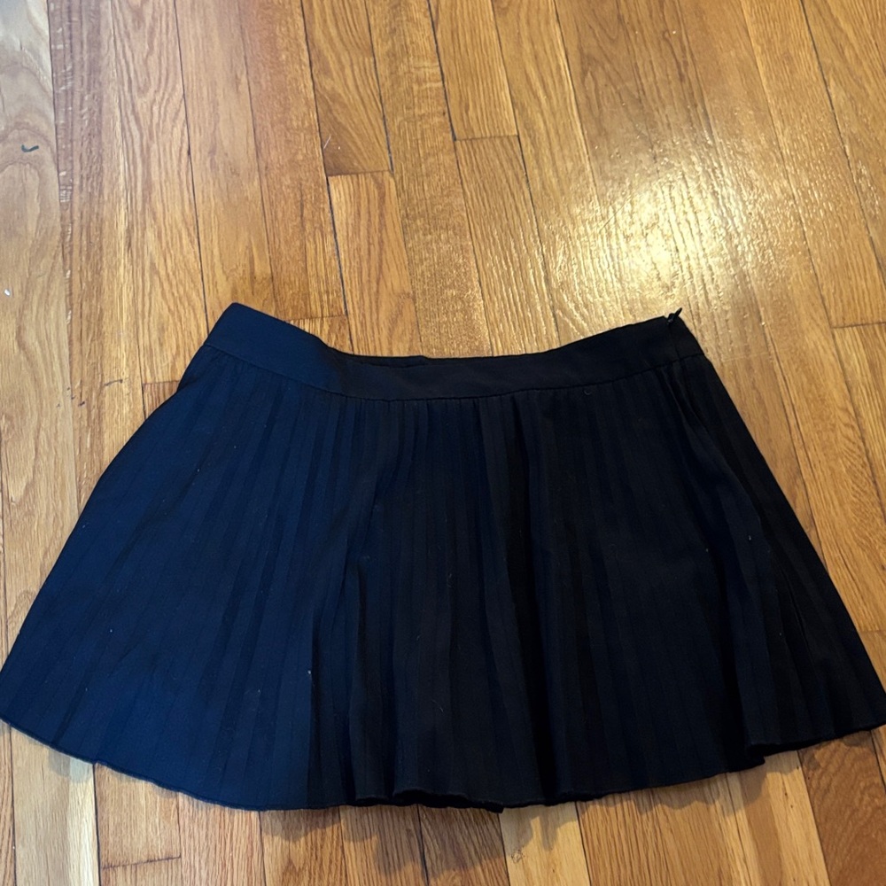 Zara Black Pleated Skirt